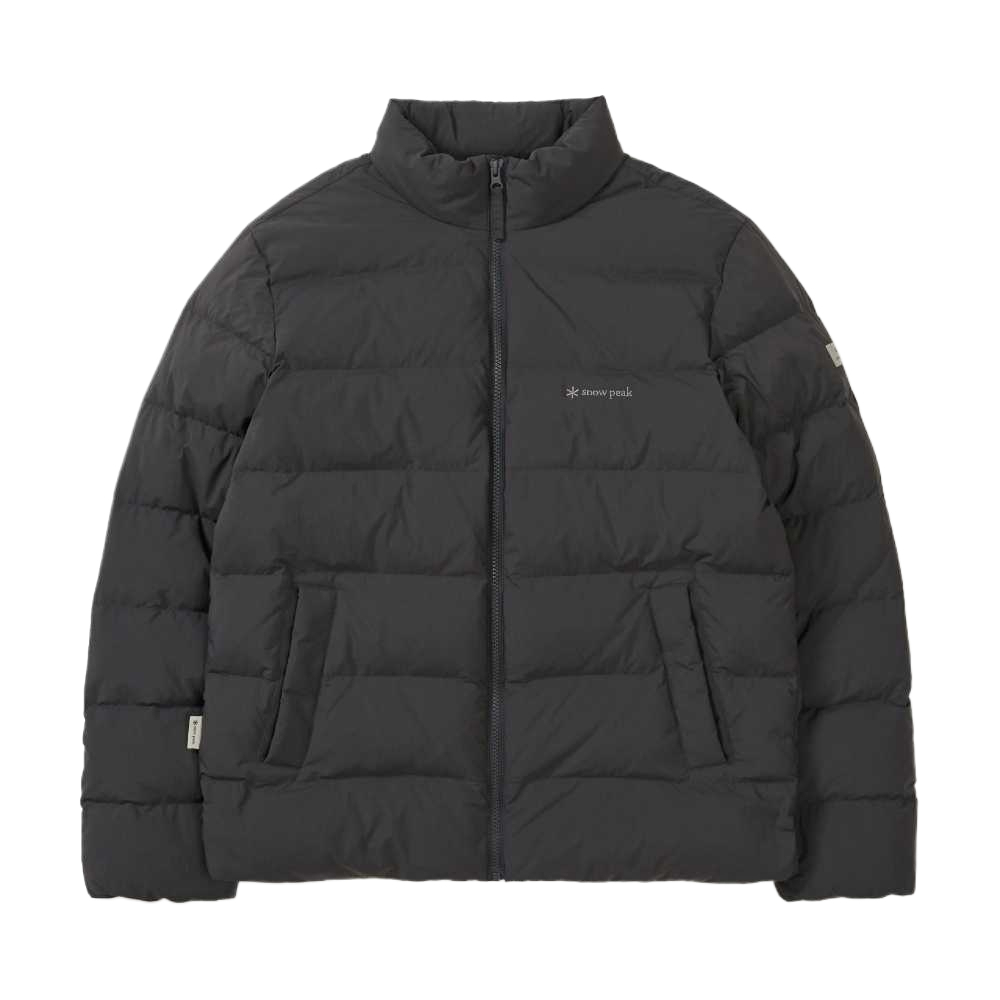 

Мужская пуховая куртка с воротником-стойкой, средней высоты Snow Peak, charcoal серый/cc