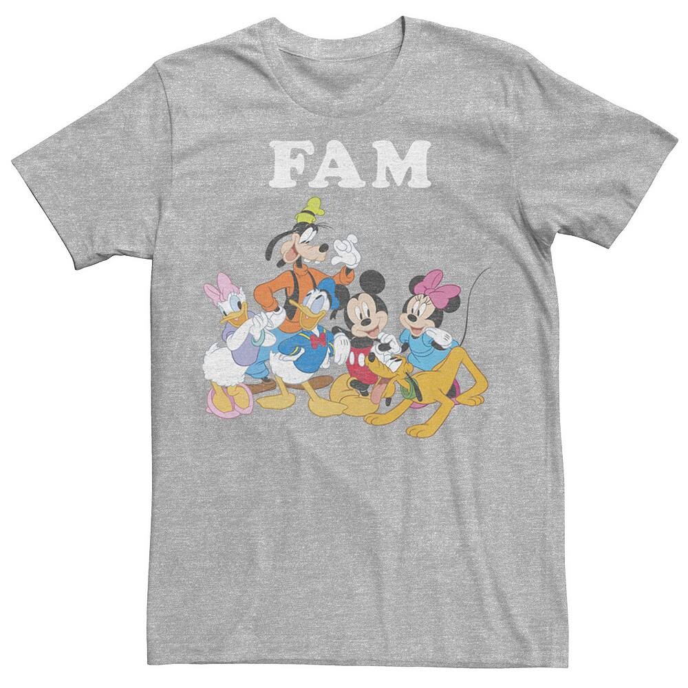 

Мужская футболка Disney's Mickey and Friends Group Shot Fam, цвет Athletic Heather