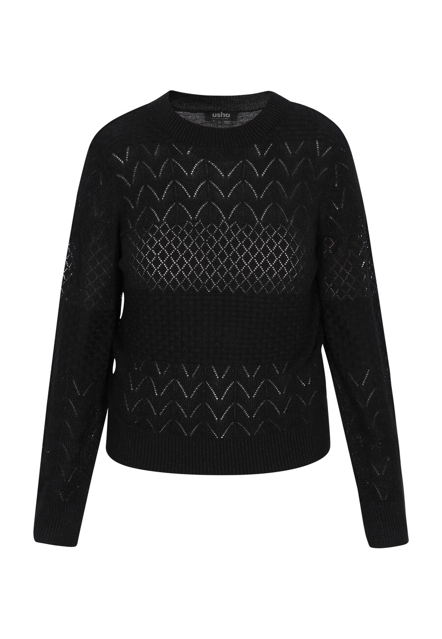 

Свитер usha BLACK LABEL Everyday Fashion, черный