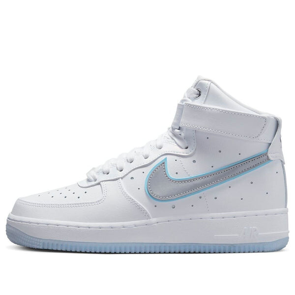 Кроссовки air force 1 высокие Nike, белый