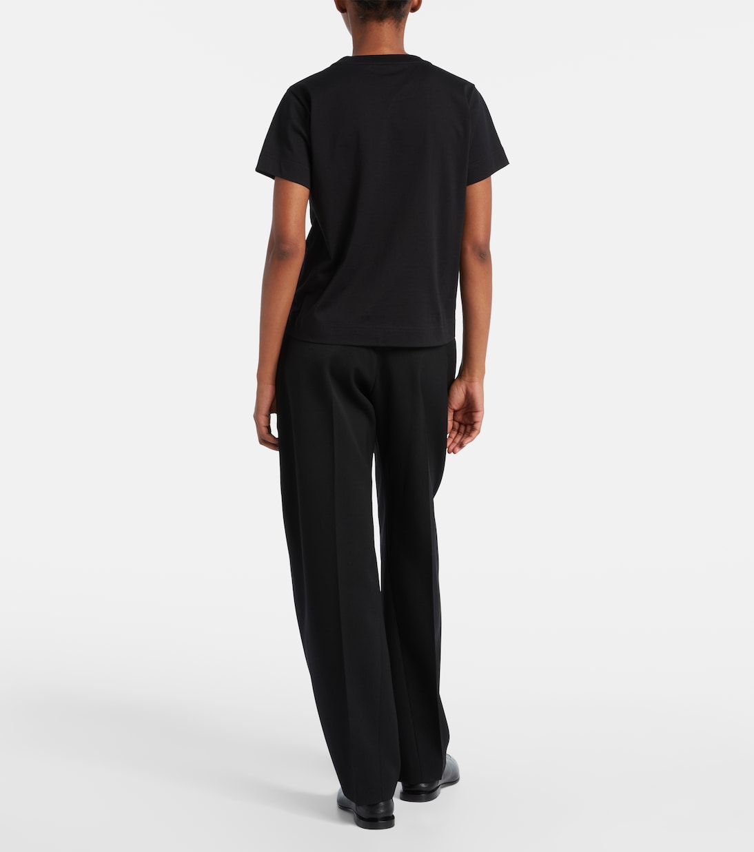 Футболка из хлопкового джерси с потертостями и принтом Givenchy, черный — фото 3