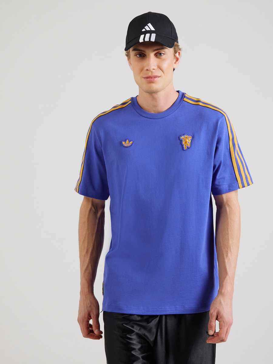 Футболка Performance ADIDAS PERFORMANCE Manchester United Terrace Icons, фиолетовый — фото 2