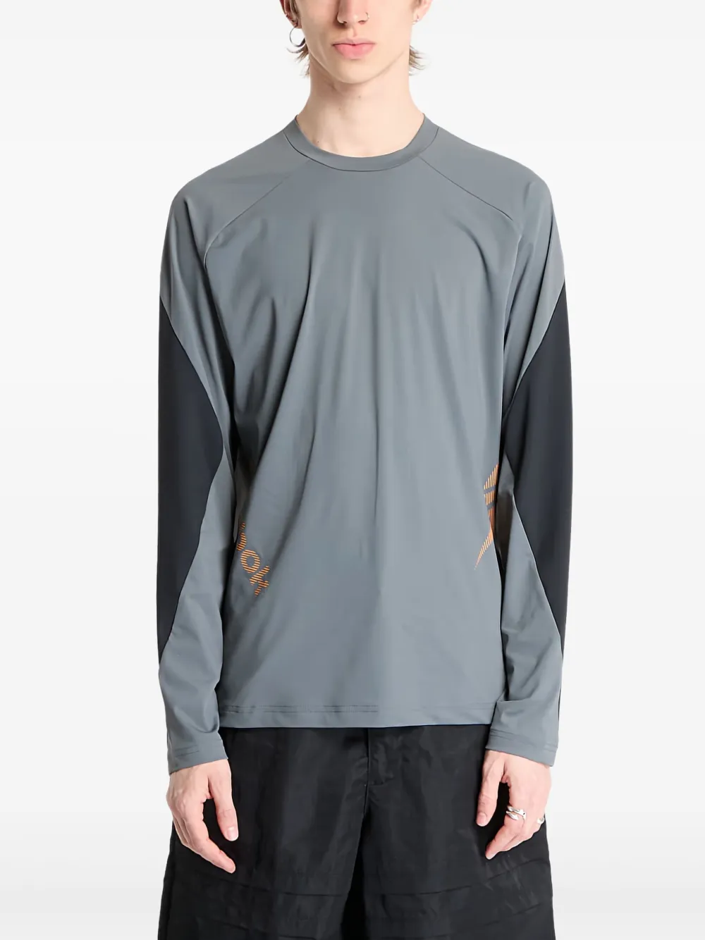 

Футболка с логотипом Reebok, серый