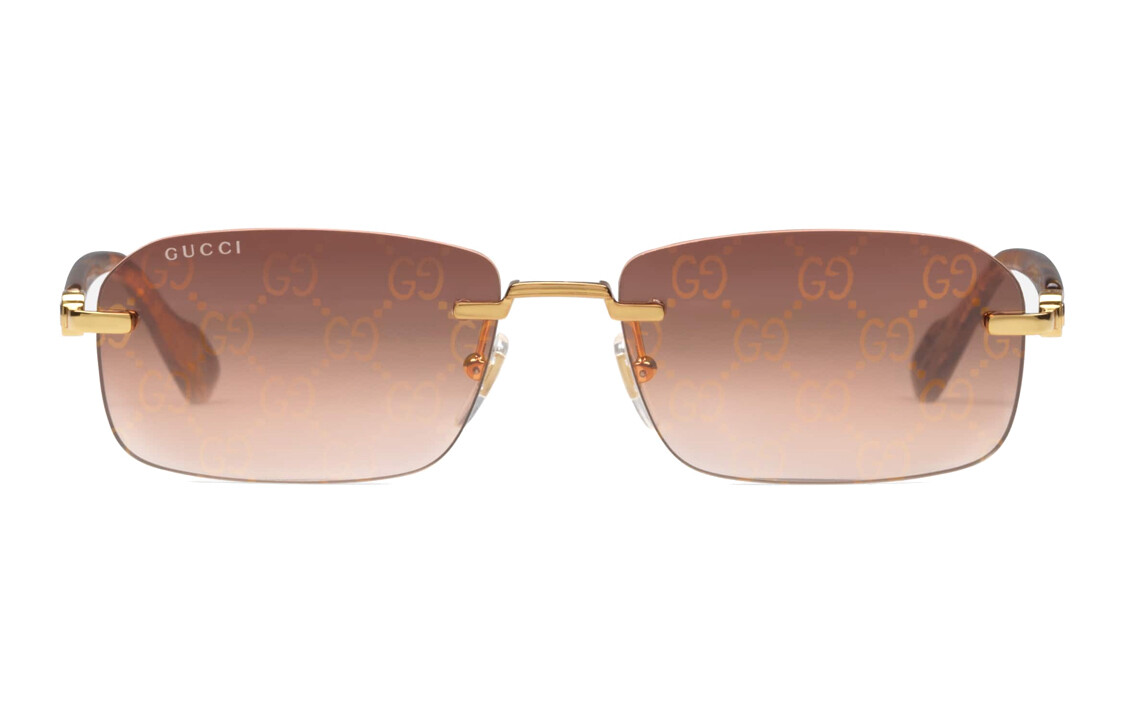 

GUCCI Мужские солнцезащитные очки, Gold