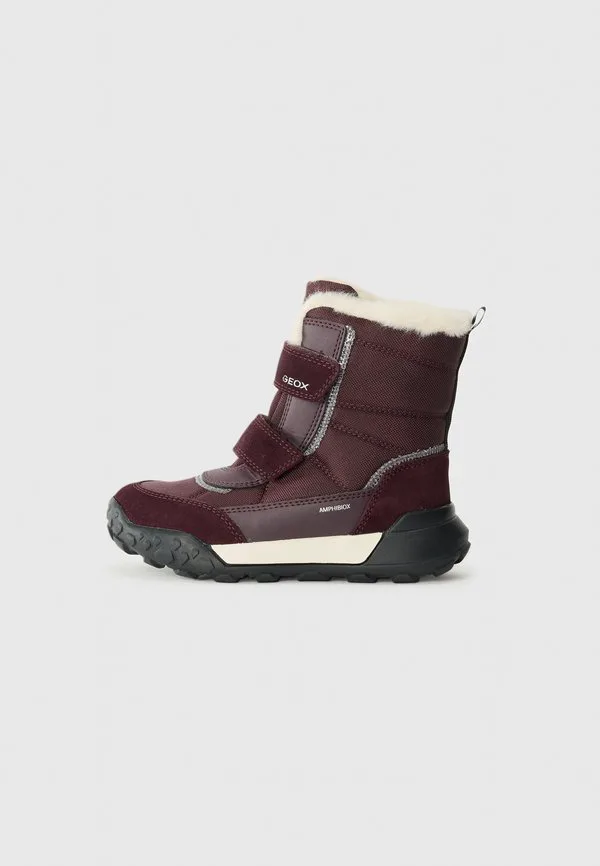 Зимние ботинки trekkyup для девочек Geox, Dark Burgundy