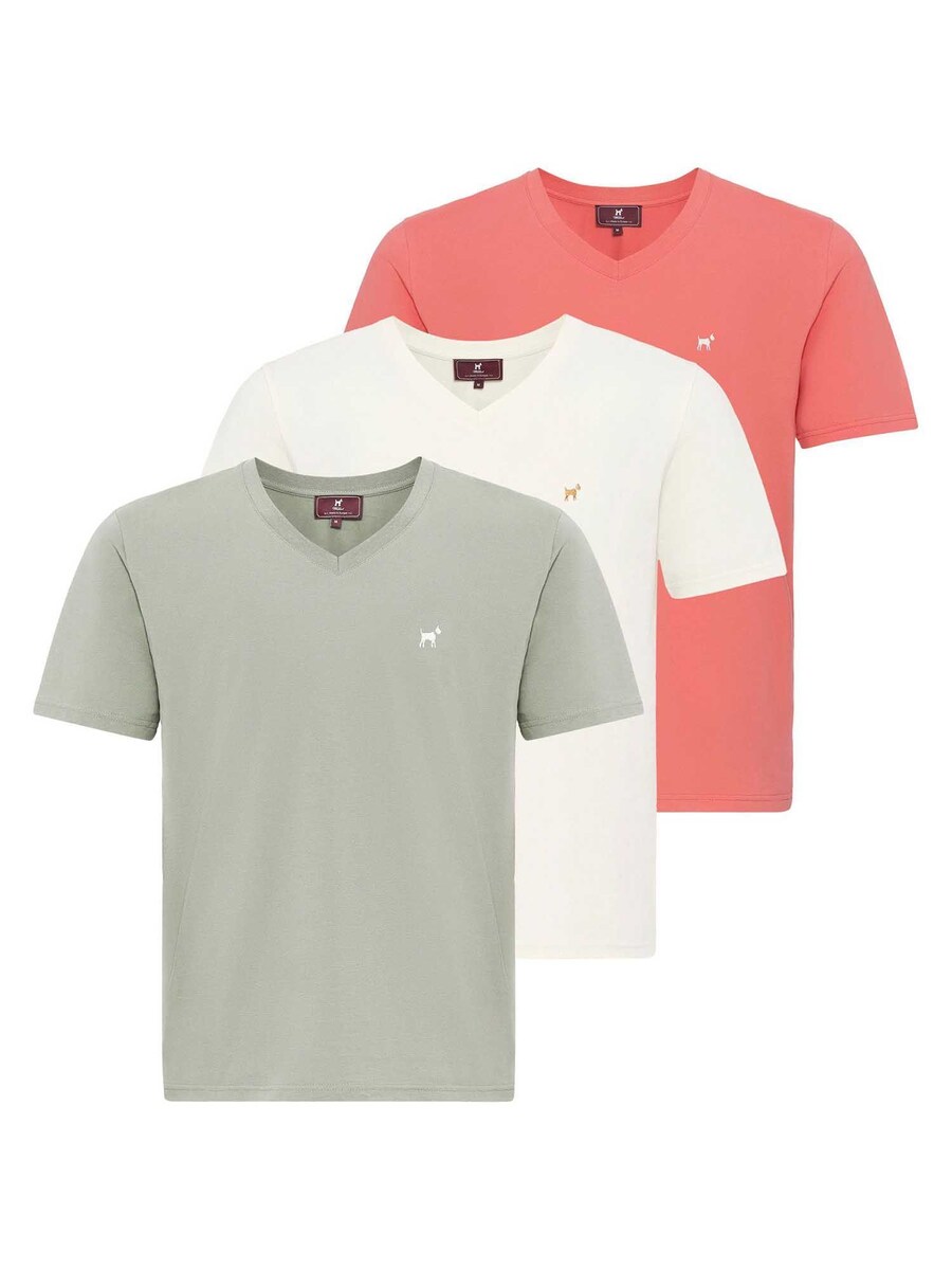 

Рубашка Williot Parma, цвет Khaki/Salmon/White