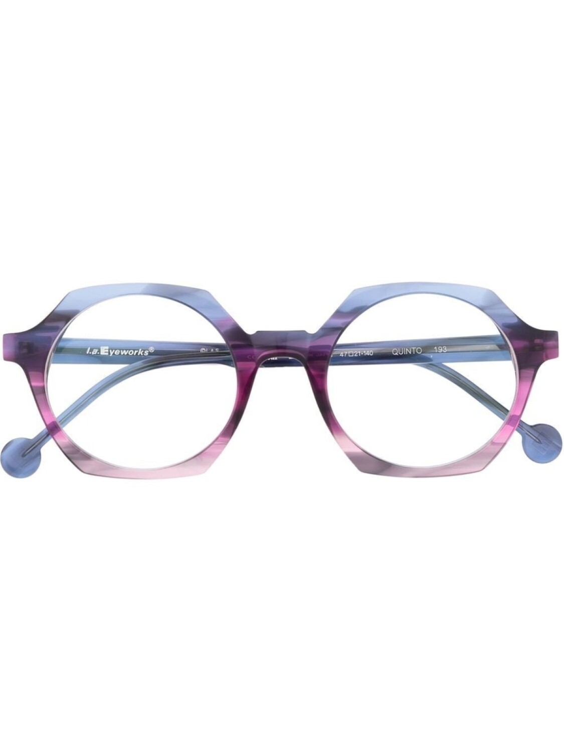 

L.A. Eyeworks очки Quinto в геометричной оправе, синий