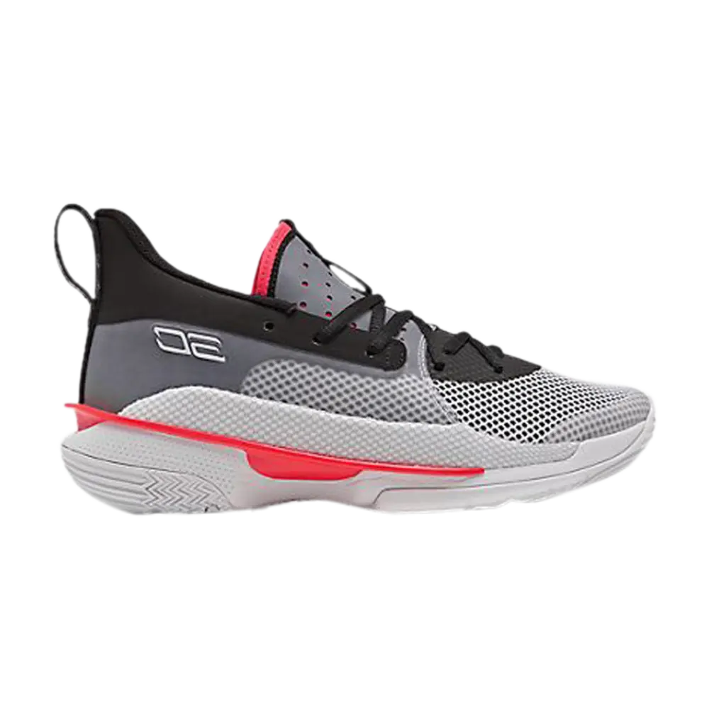 

Кроссовки Curry 7 Big Kids Under Armour, белый