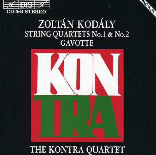 

CD диск Kodaly / Kontra Quartet: String Quartets 1 & 2 / Gavotte