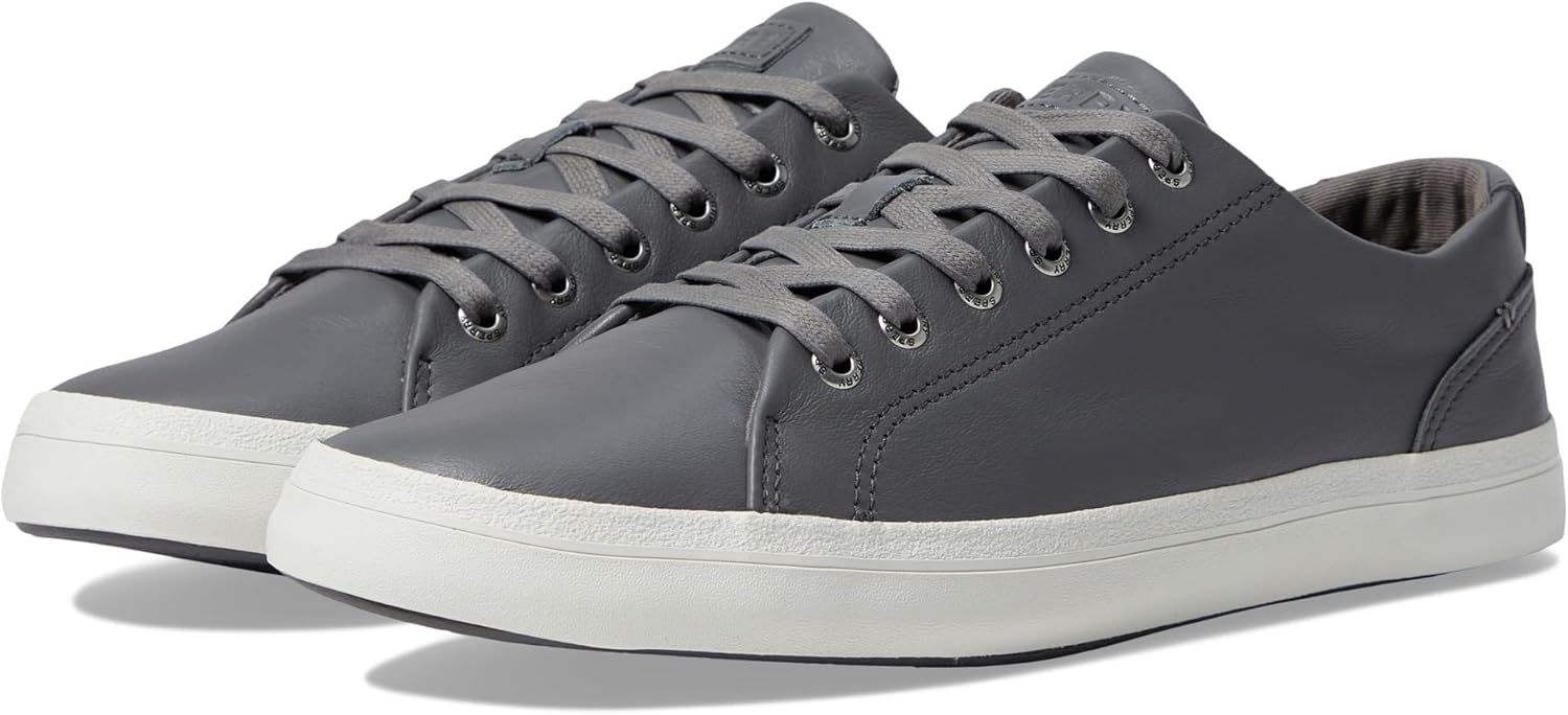 

Мужские кожаные кроссовки Sperry Striper, серый