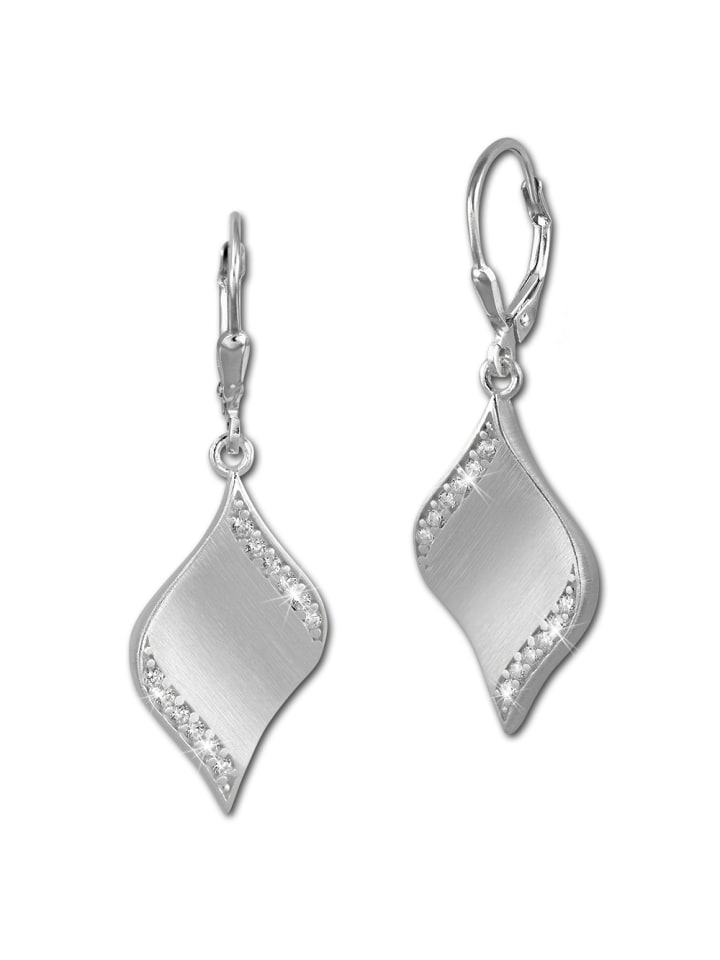 

SilberDream Серьги из серебра 925 пробы, серьги в форме волны