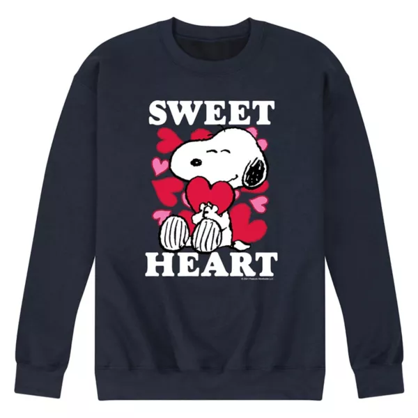 

Мужская флисовая толстовка Peanuts Sweetheart Licensed Character, синий