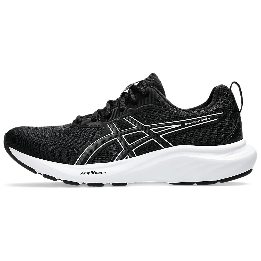 

Кроссовки GEL-CONTEND 9 женские с низким верхом, черные/белые Asics