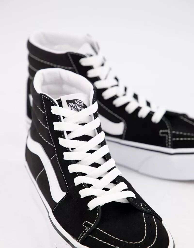 Черные кроссовки Vans Sk8-Hi Platforms 2.0 — фото 4
