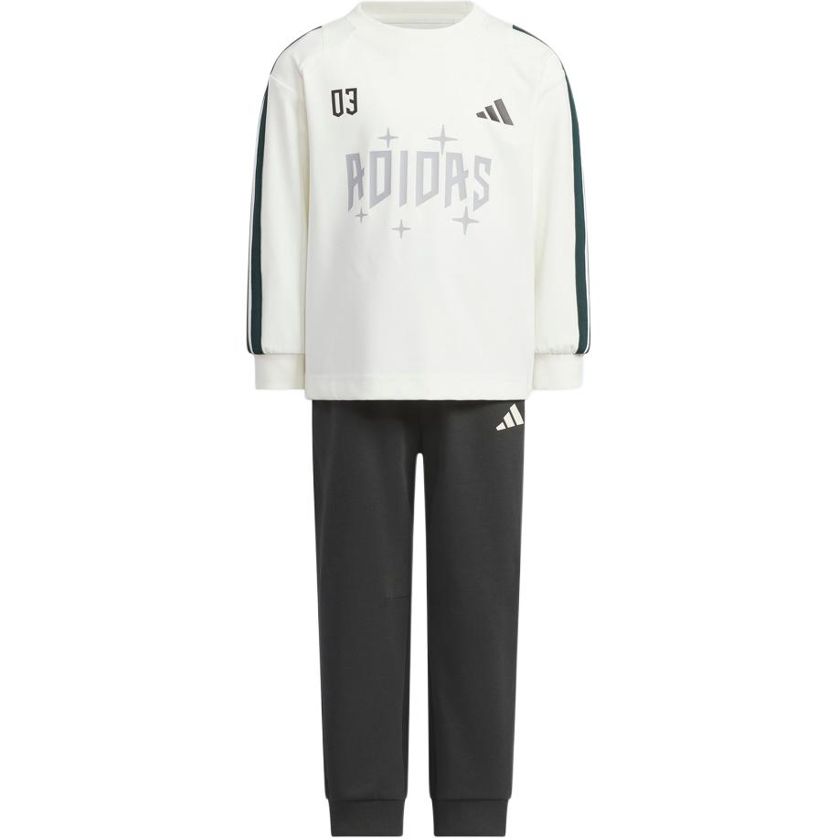 

Детский спортивный комплект Casual Sportswear 2 Piece Set Adidas, белый/серый
