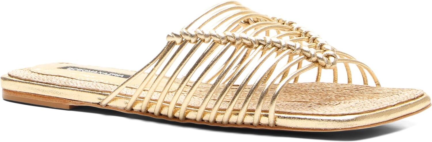 

Сандалии BCBGMAXAZRIA Ryoni Slide Sandal, цвет Platino