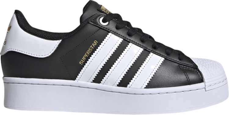 Кроссовки Adidas Wmns Superstar Bold, черный/белый - фото