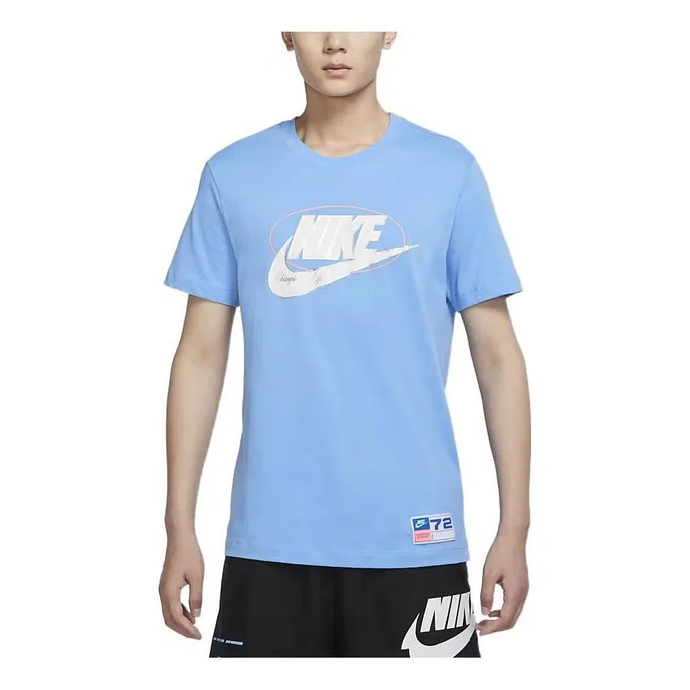 Футболка с принтом логотипа Nike, мультиколор