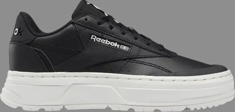 

Кроссовки wmns club c double geo 'black chalk' Reebok, черный