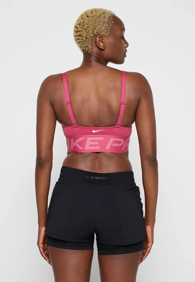 Спортивный бюстгальтер средней степени поддержки Nike Performance, Sweet Beet Desert Berry White — фото 2