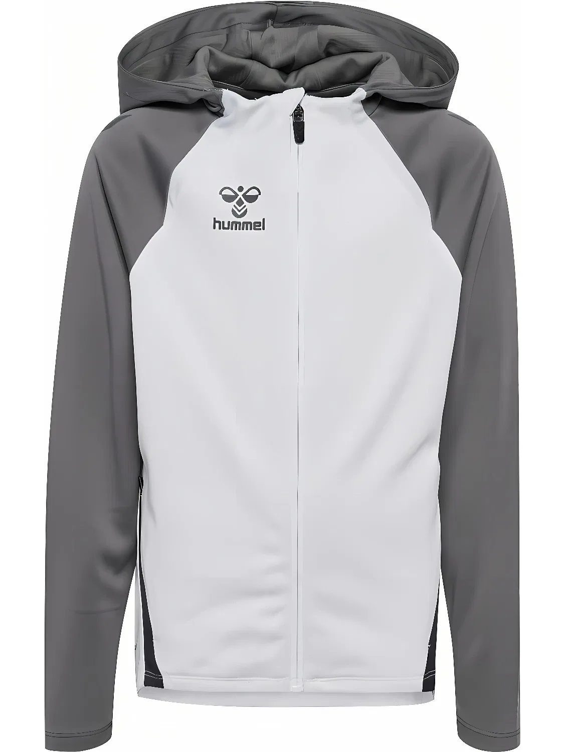 Тренировочная куртка с капюшоном на молнии Lead 2.0 Zip Hoodie Hummel, белый — фото 2