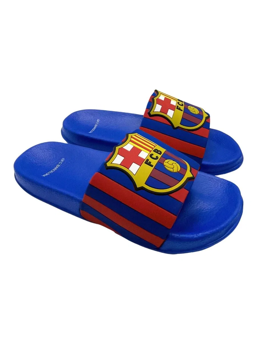 Шлепанцыи Cerda 'FC Barcelona Badeschlappen' синего цвета — фото 3