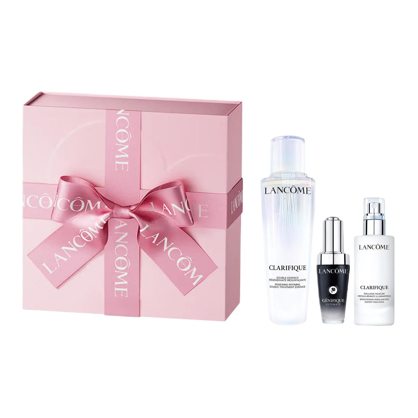Набор косметики для лица Aurora Serums Water, Lotion, Super Repair Small Black Bottle Serums, LANCOME, 150 мл+75 мл+30 мл
