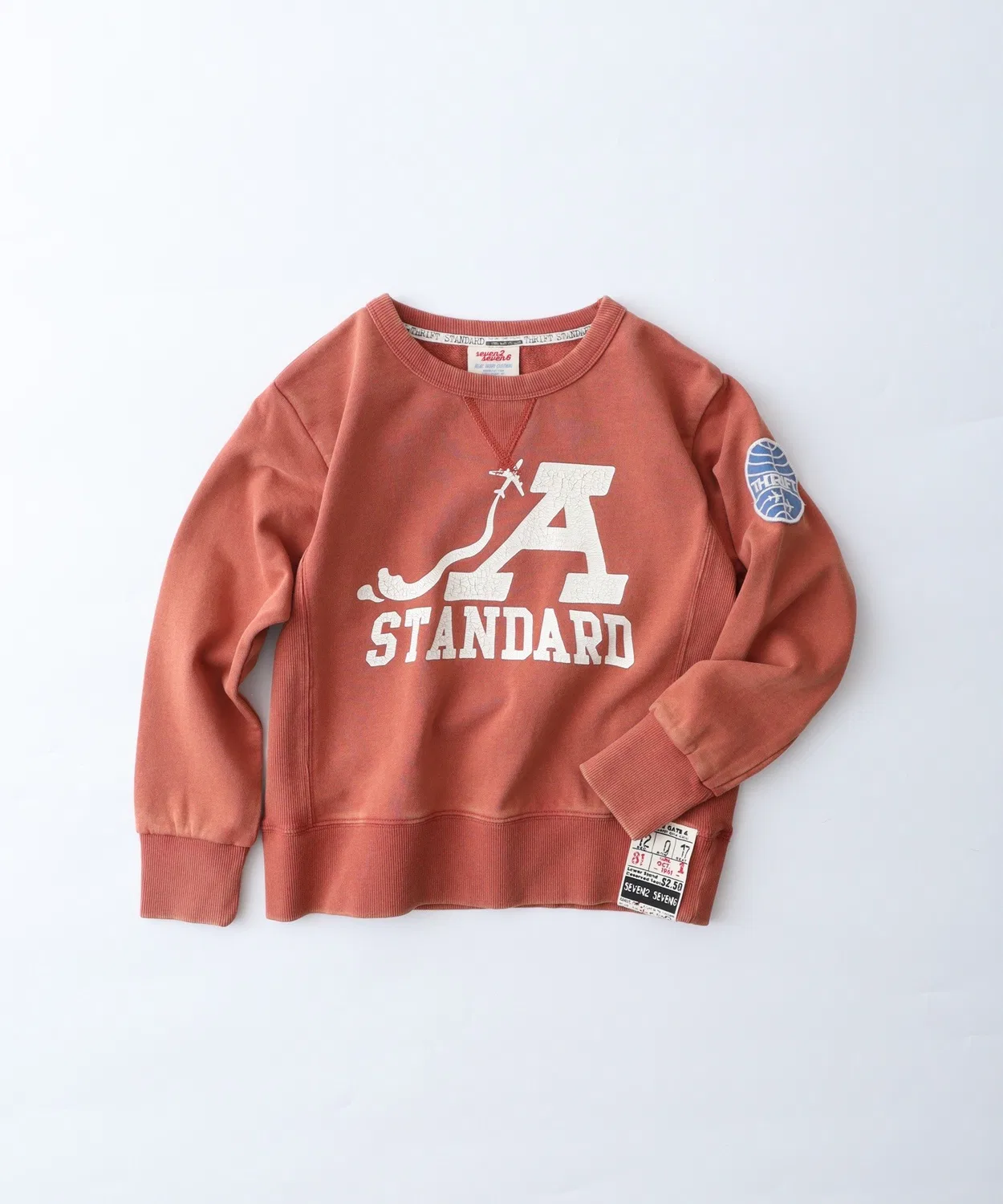 Детский свитшот с длинным рукавомVintage Like PT & Patch FUNALIVE, Ренга