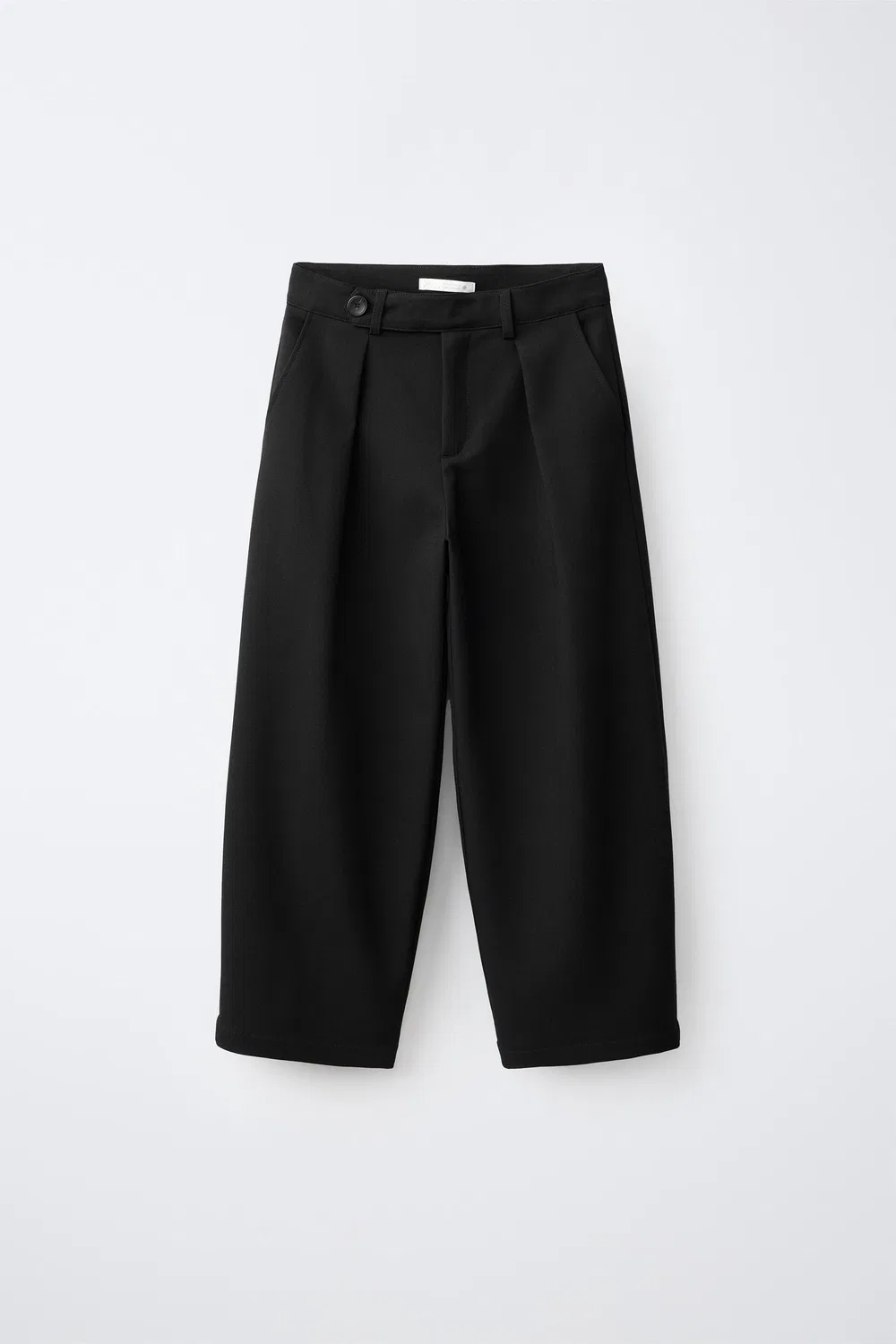 Брюки с перекрестным поясом ZARA, Black