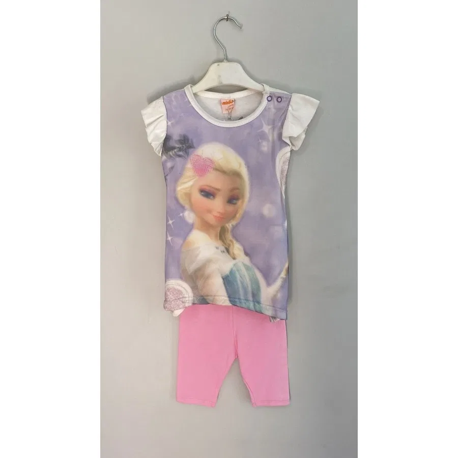 Комплект из футболки и леггинсов с длинным рукавом Bonbonetti Chocolate Baby&Kids, Розовый
