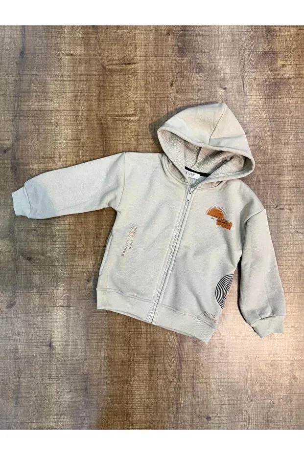 Детский кардиган для мальчиков однотонный Mackays, Beige