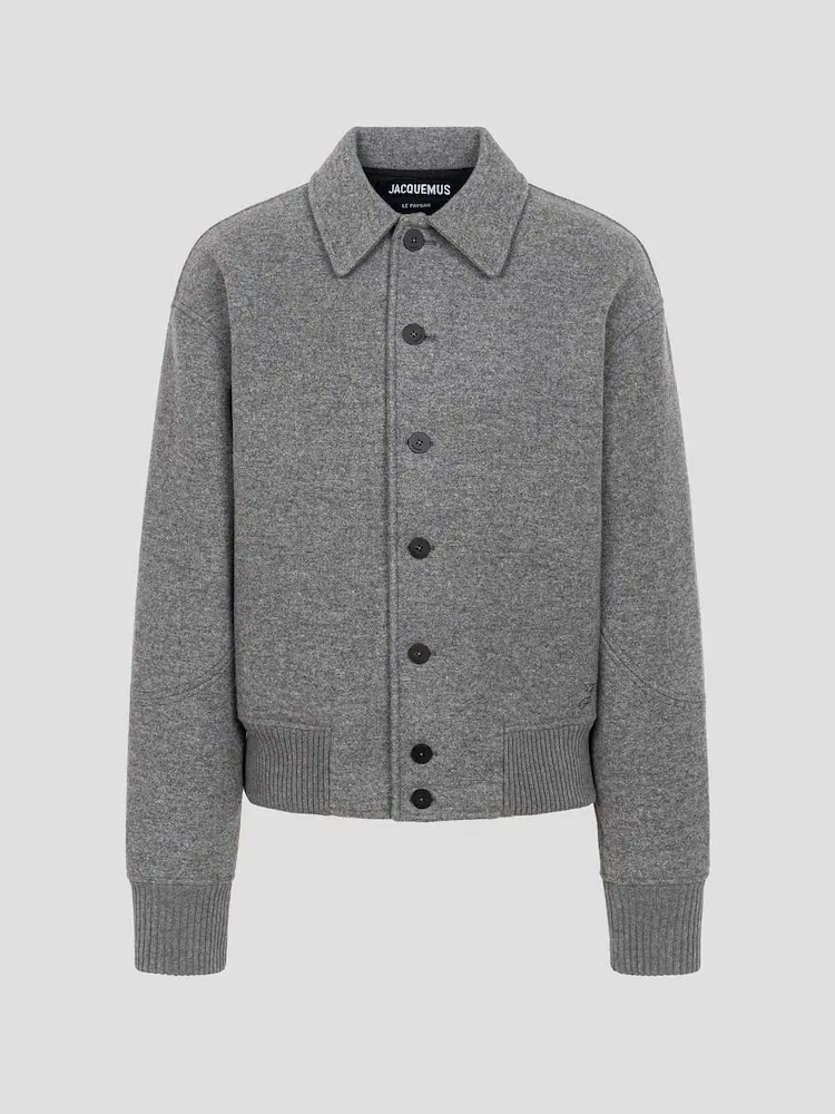 Куртка Le Bomber Feltro JACQUEMUS, Grey