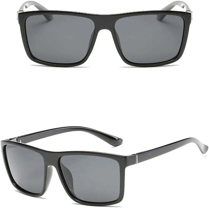 

Черные поляризованные солнцезащитные очки для мужчин, зеркальные, синие солнцезащитные очки унисекс, винтажные, с защитой от бликов UV400 SZVVBKK, Black Red