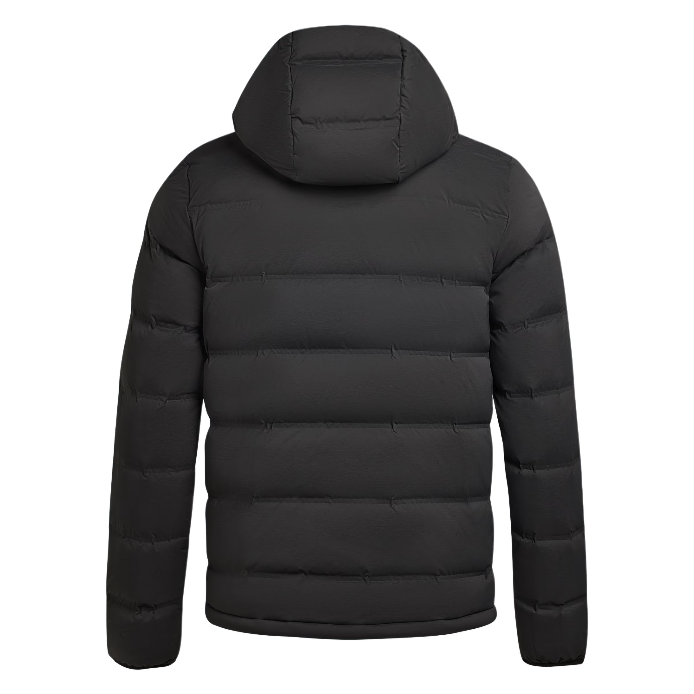 Helionic STRETCH HOODED DOWN куртка мужская Adidas, черный/белый (comes with adidas bag 1 pc) — фото 4