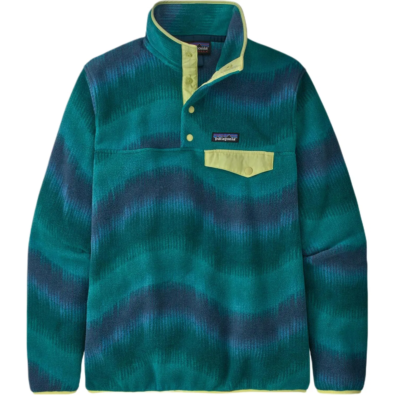 Женская флисовая куртка на кнопках Patagonia, Green/PEBG