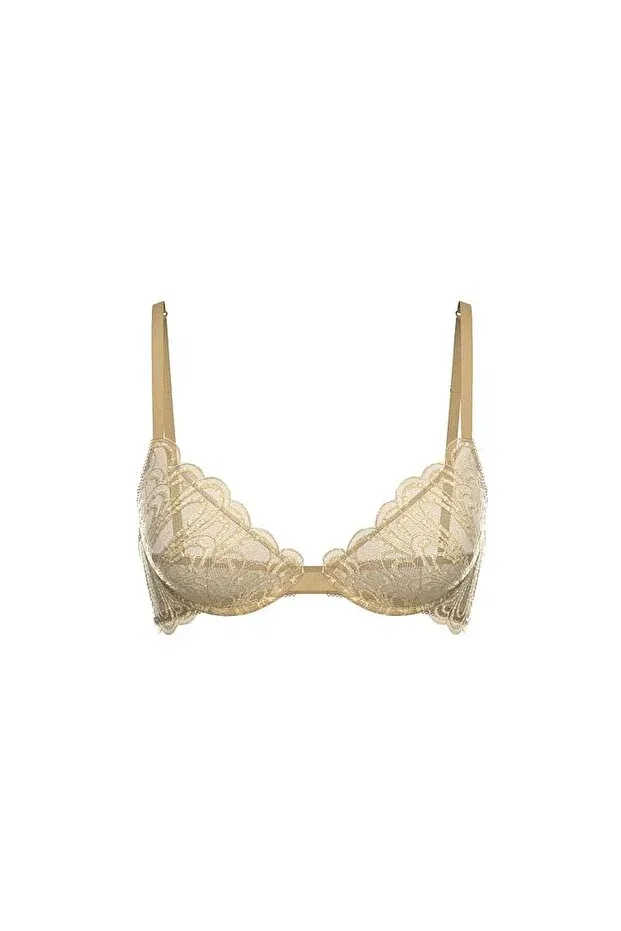 Женский бюстгальтер с вышивкой Victoria'S Secret, Golden Yellow — фото 3