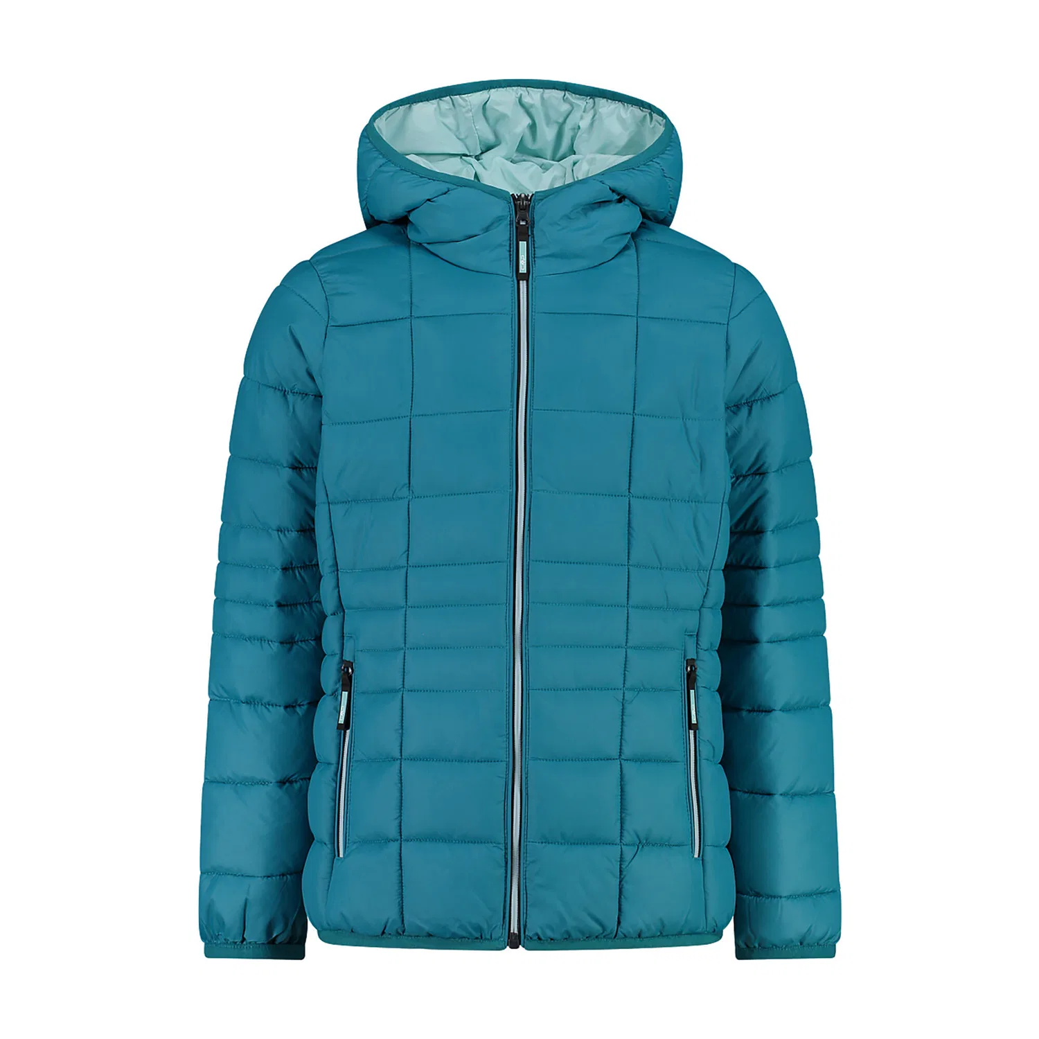 Детская флисовая куртка с капюшоном CMP KID G JACKET FIX HOOD, Tropenblau — фото 4