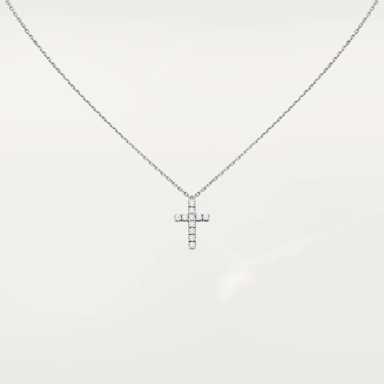 

Колье Cartier Symbols Cross, белое золото/бриллианты