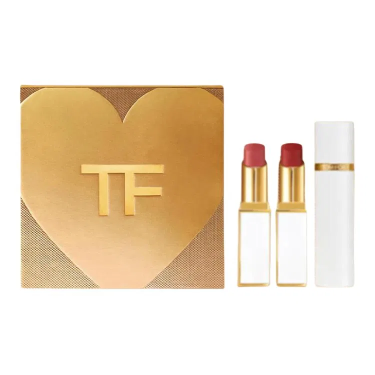 Набор косметики Colored Glaze Radiance, TOM FORD, бальзам для губ Fairness Tube Lip Balm #03, #20, пробник духов White Musk