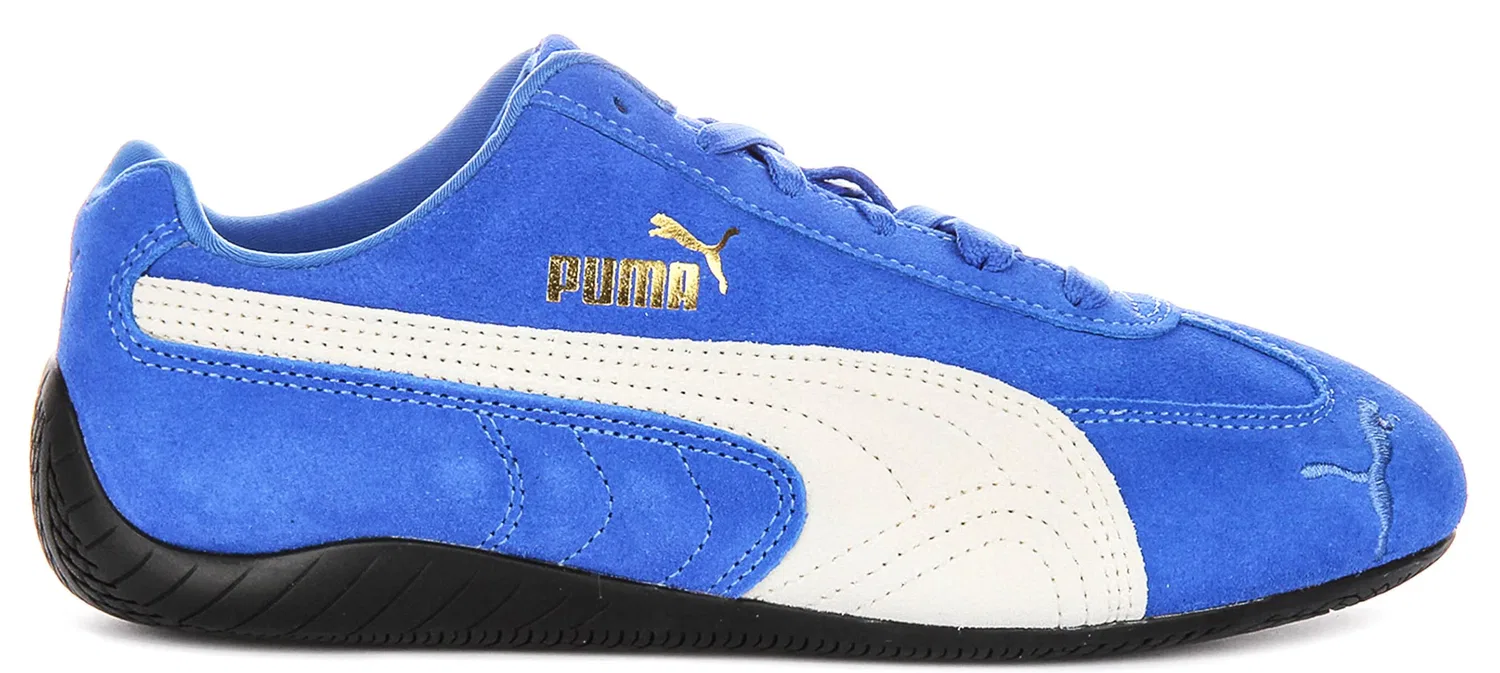 Детские кроссовки для мальчиков из замши Speedcat Og Jr PUMA, Royal Blue — фото 2
