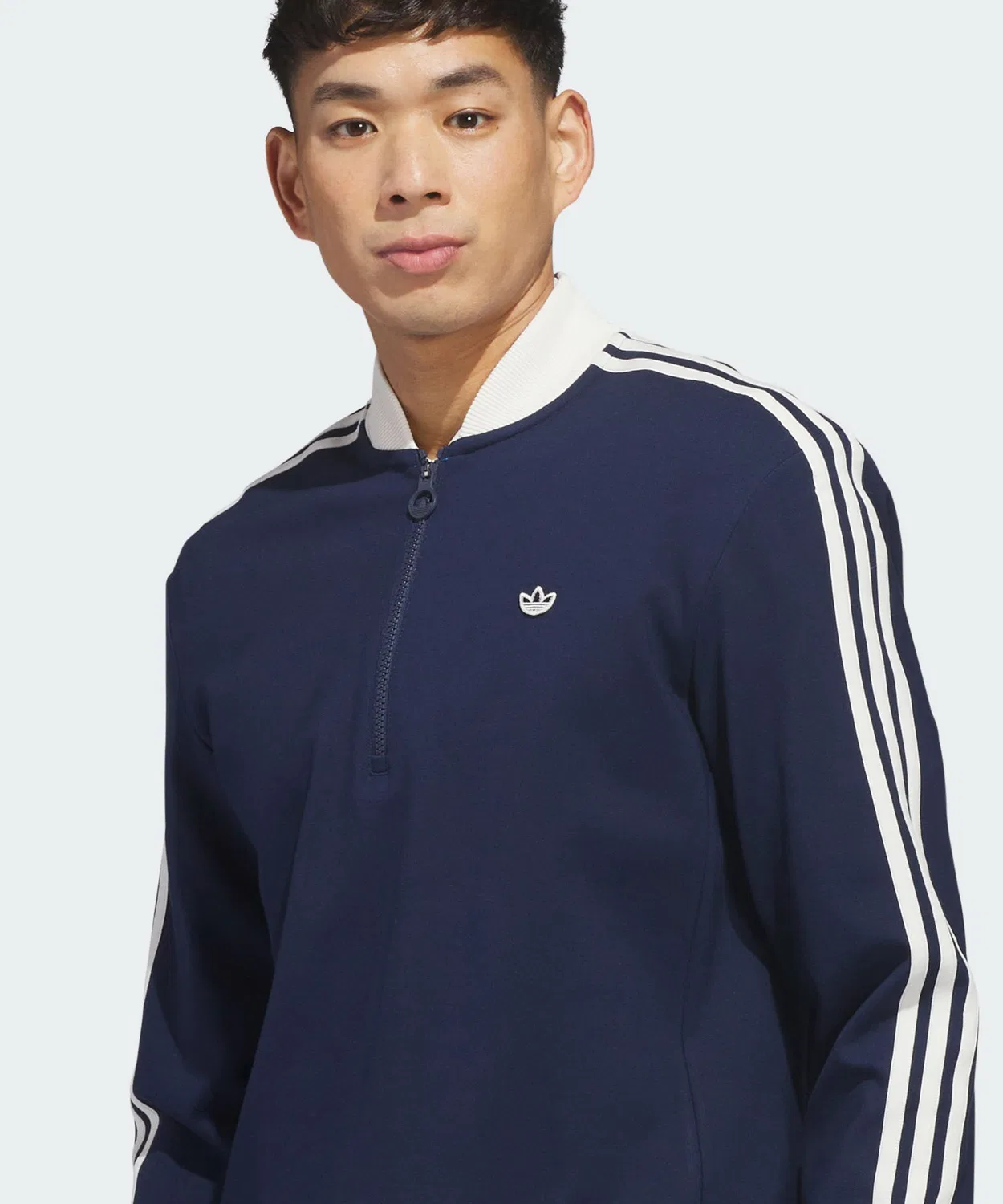Мужской свитшот с длинным рукавомOriginal 3st HZ Adidas, Blue — фото 4