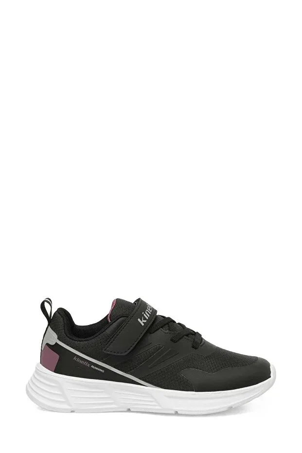 Детские спортивные кроссовки для девочек с липучкой Kinetix, Black