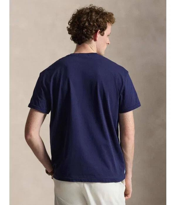 Мужская футболка с круглым вырезом Polo Ralph Lauren, Blu Marino — фото 3