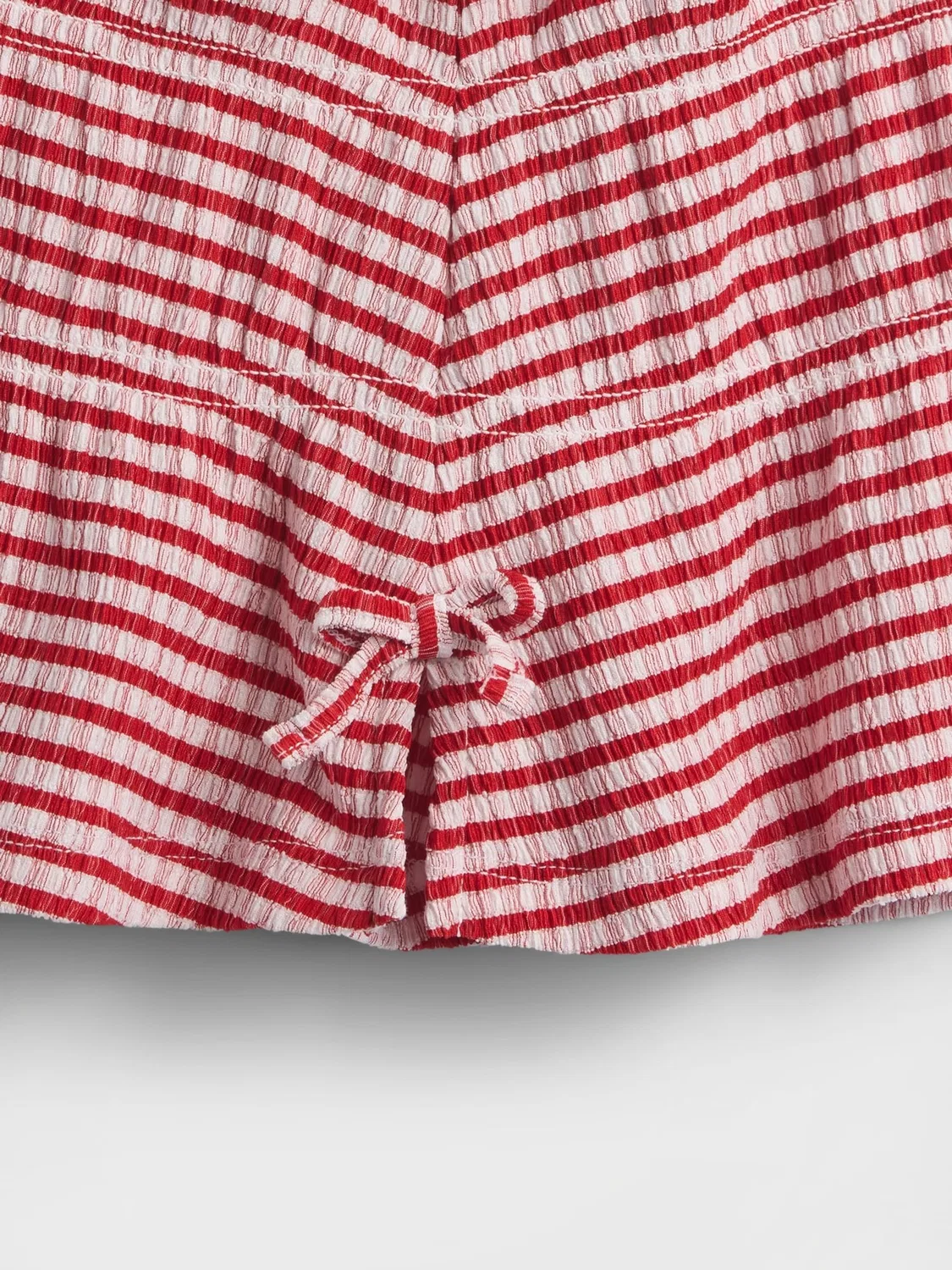 Топ без рукавов с бантом Gap, Red Stripe — фото 4