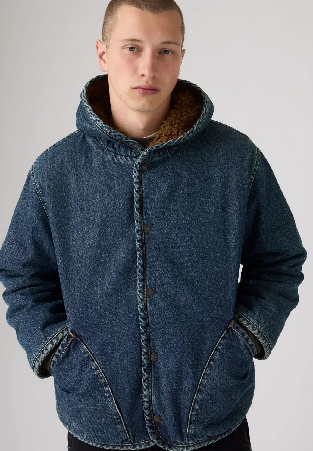 Куртка-Худи Deck из искусственного меха - зимняя куртка Levi'S, Supermax Time — фото 4