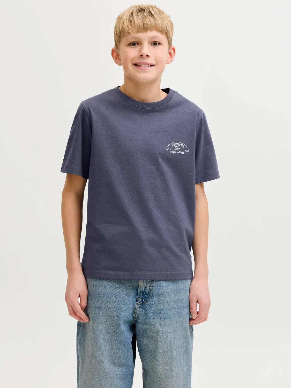 Футболка с принтом Odyssey Jack & Jones Junior, серый — фото 3