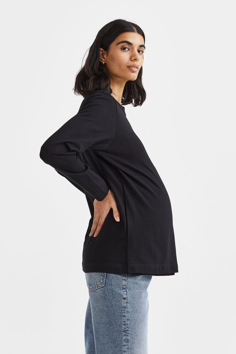

МАМА Топ для грудного вскармливания H&M, черный