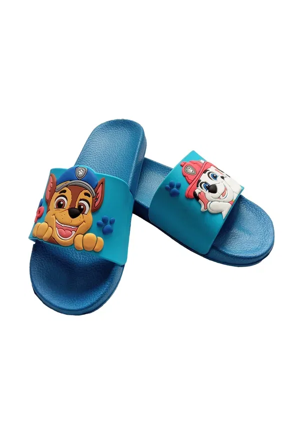 Сланцы с принтом Chase And Marshall Paw Patrol синие — фото 3