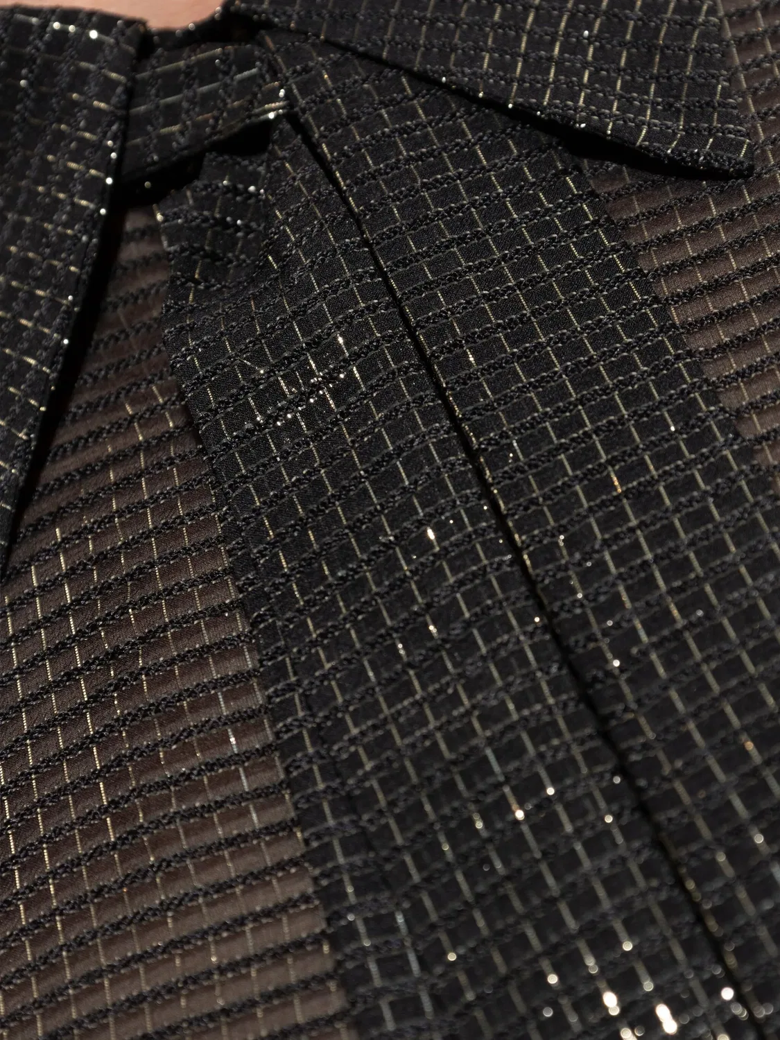 Рубашка с завязкой из шелка, черная DSQUARED2, черный — фото 3