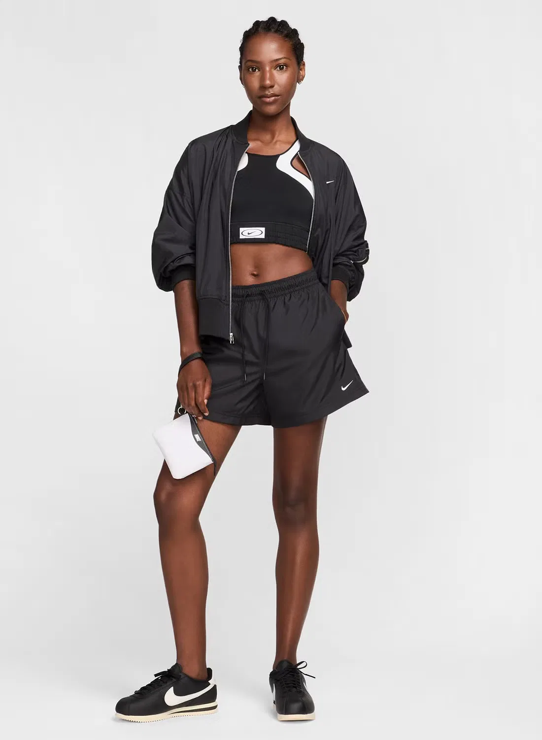 Шорты с сетчатой подкладкой Nsw Essential Nike, черный — фото 3